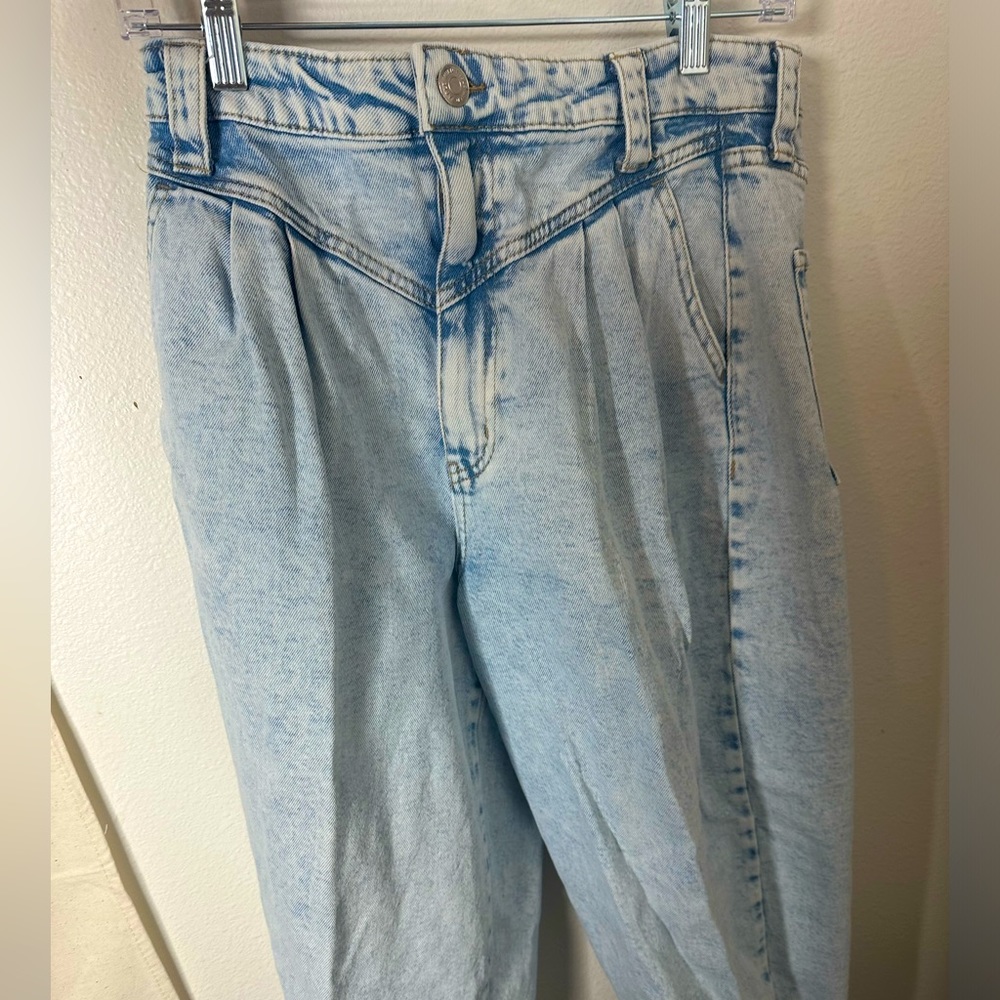 Wash fade baggy jeans
